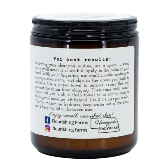 Tallow Sugar Scrub | Multiple Scents and Sizes | Flourishing Farms