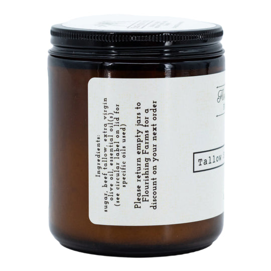 Tallow Sugar Scrub | Multiple Scents and Sizes | Flourishing Farms
