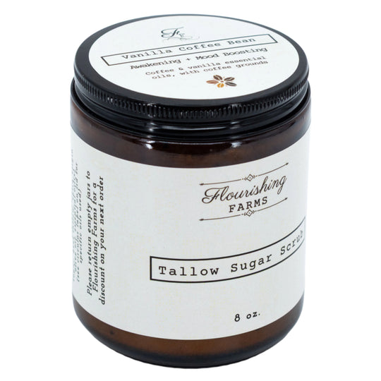 Tallow Sugar Scrub | Multiple Scents and Sizes | Flourishing Farms