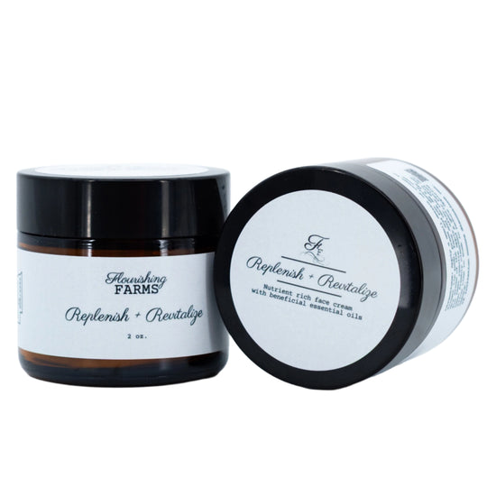 Replenish and Revitalize | Face Cream | 2 oz | Flourishing Farms