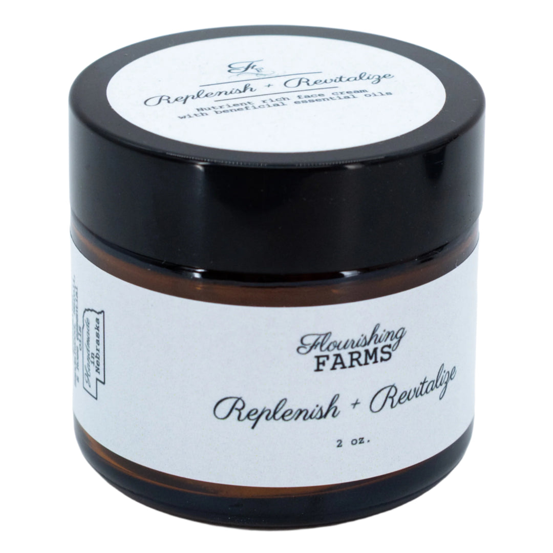 Replenish and Revitalize | Face Cream | 2 oz | Flourishing Farms