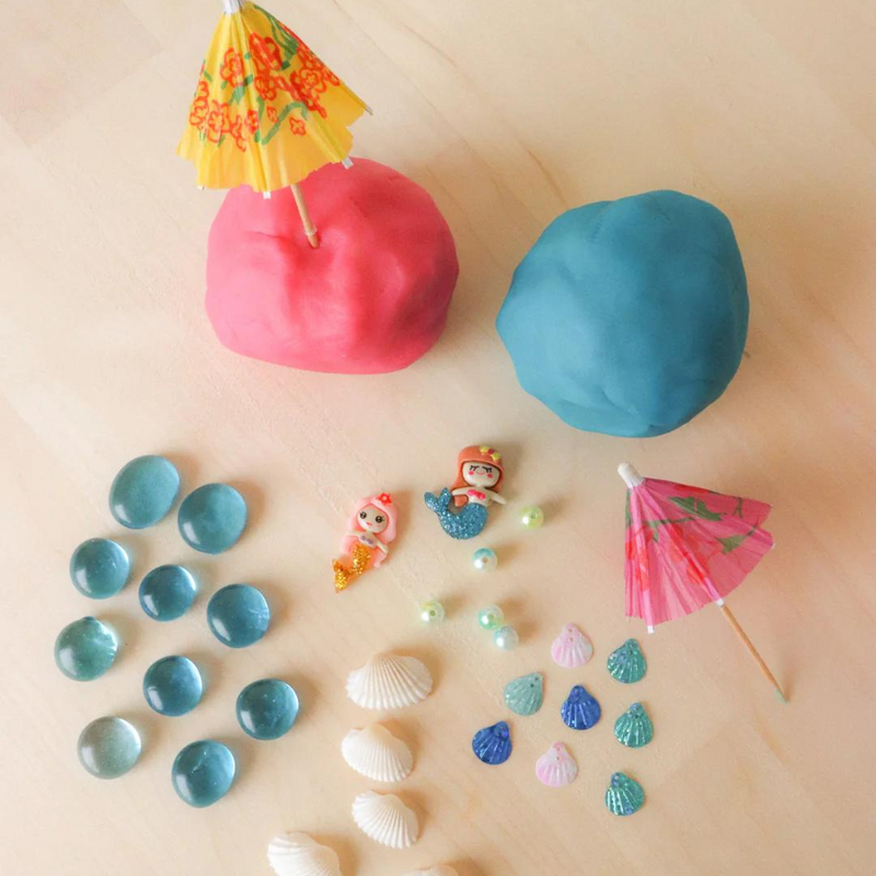 By The Sea Play Dough Kit | Sensory Kit | Non-Toxic | Natural Ingredients | Boosts Creativity | Kids Playset
