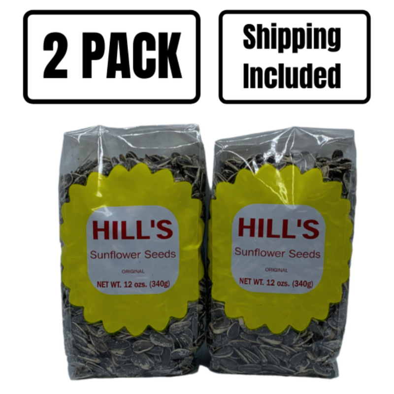Roasted Sunflower Seeds to Eat | Original | 12 oz. Bag | 2 Pack | Shipping Included