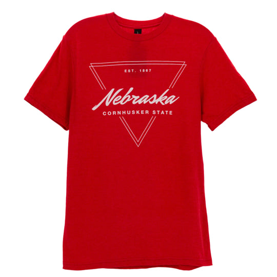 NE Cornhusker State Triangle Est 1867 T-Shirt | Small Town Famous