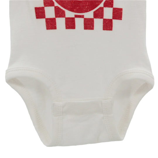 Nebraska Smiley | White and Red Design | Infant & Toddler Sizes | Pretty & Fabulous