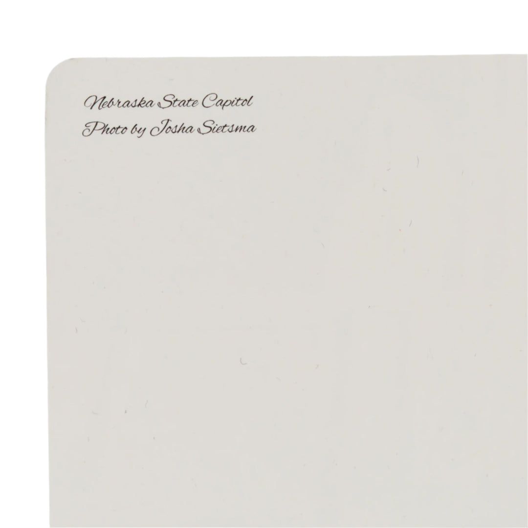 In Beauty I Walk Nebraska Capital Postcard | 8 x 6 in | Sietsma Publishing