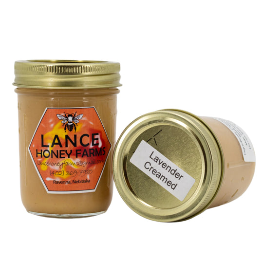 Lavender Creamed Honey | 12 oz | Lance Honey Farms