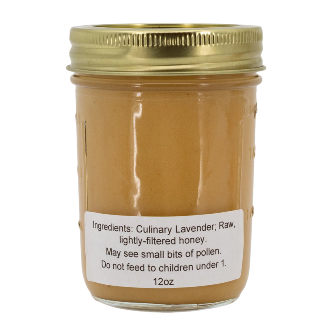 Lavender Creamed Honey | 12 oz | Lance Honey Farms