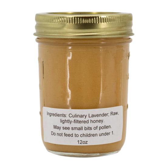 Lavender Creamed Honey | 12 oz | Lance Honey Farms