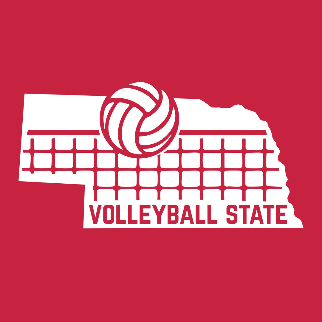 Youth Nebraska Volleyball State T-Shirt | Multiple Sizes | The Hex + The Hive