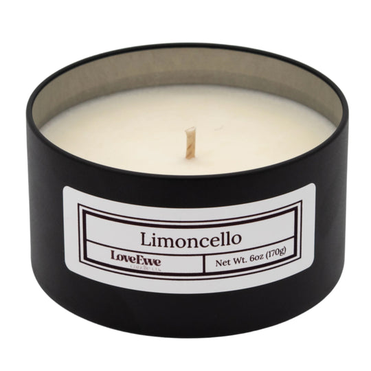 Limoncello Scented Candle | 6 oz | Love Ewe Candle Company