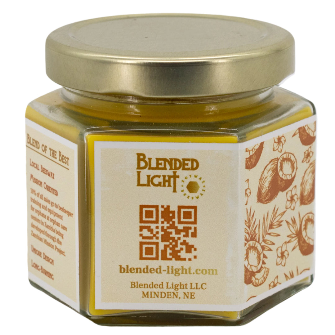 Coconut Scented Candle | Multiple Sizes | Blended Light