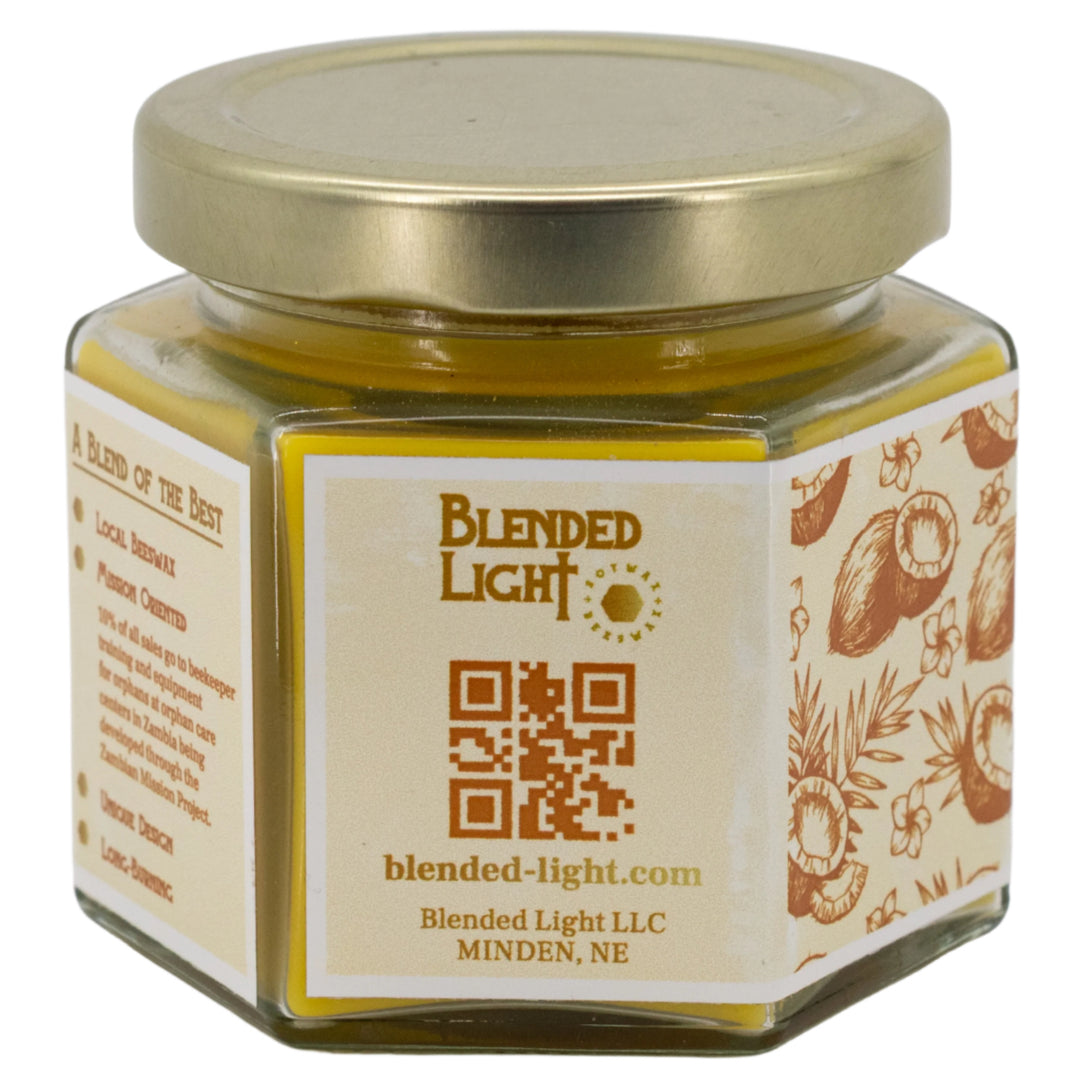 Coconut Scented Candle | Multiple Sizes | Blended Light