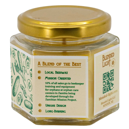 Fresh Cucumber Scented Candle | Mutliple Sizes | Blended Light