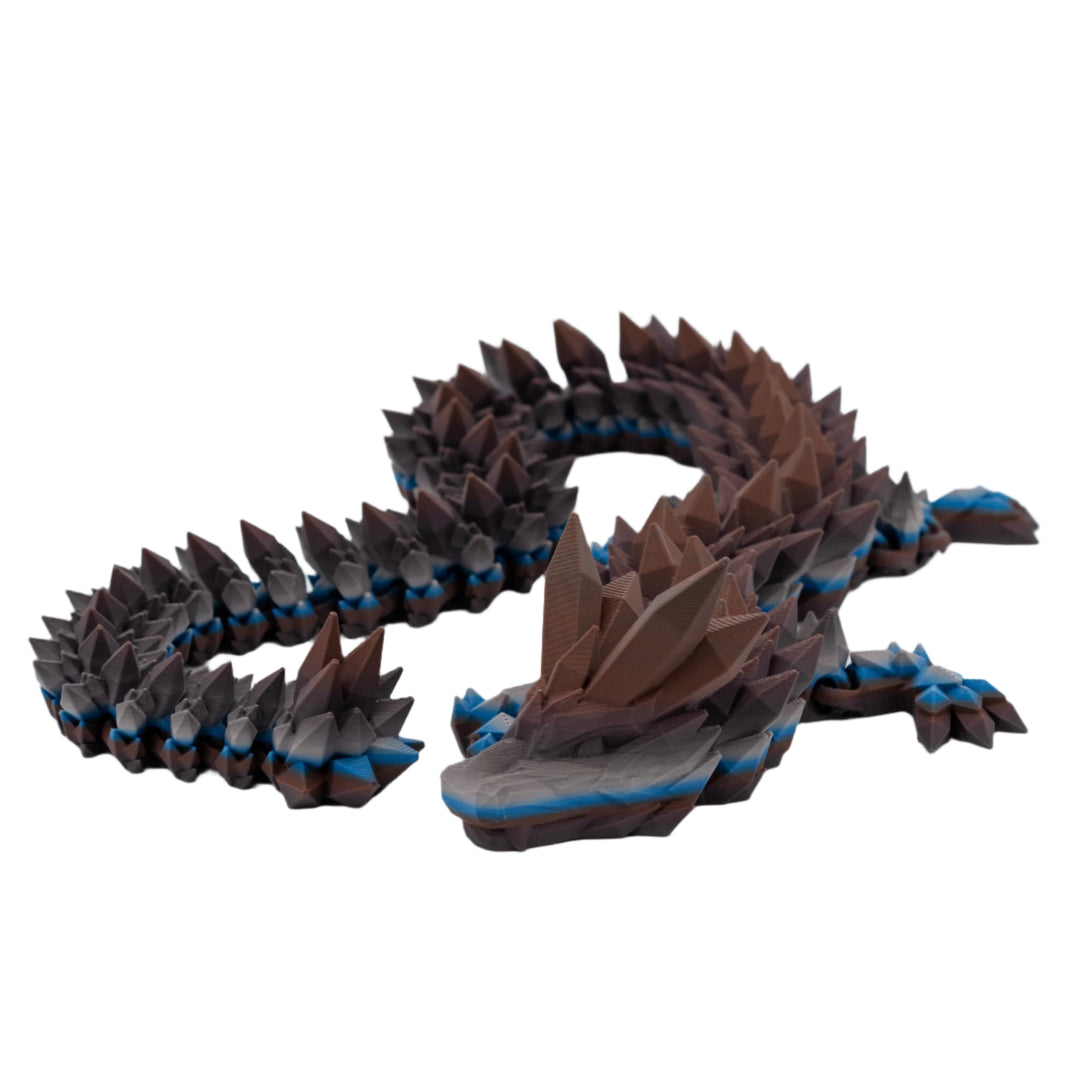 3D Printed Crystal Dragon | Multiple Colors | Black Sheep Productions LLC