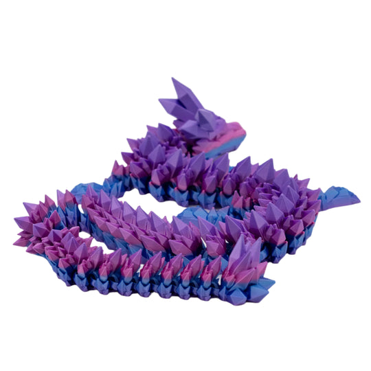 3D Printed Crystal Dragon | Multiple Colors | Black Sheep Productions LLC