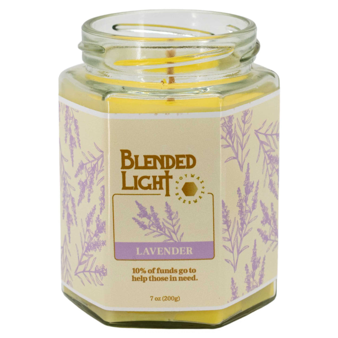 Lavender Scented Candle | Multiple Sizes | Blended Light