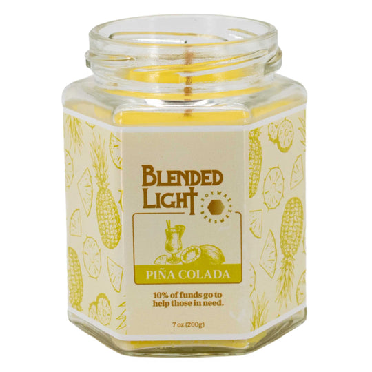 Piña Colada Scented Candle | Multiple Sizes | Blended Light