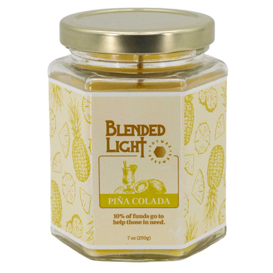 Piña Colada Scented Candle | Multiple Sizes | Blended Light