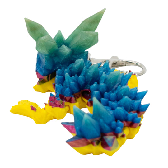 3D Printed Dragon Figurine Keychain | Multiple Colors | Black Sheep Productions LLC