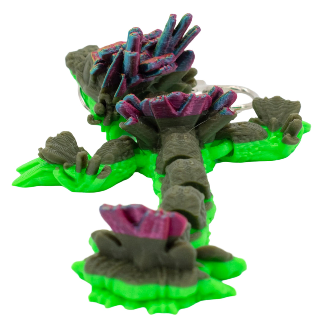 3D Printed Dragon Figurine Keychain | Multiple Colors | Black Sheep Productions LLC