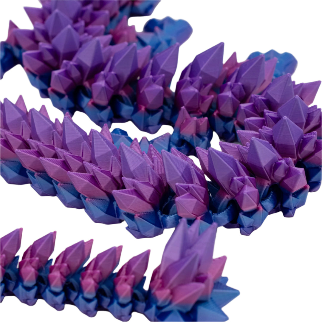 3D Printed Crystal Dragon | Multiple Colors | Black Sheep Productions LLC