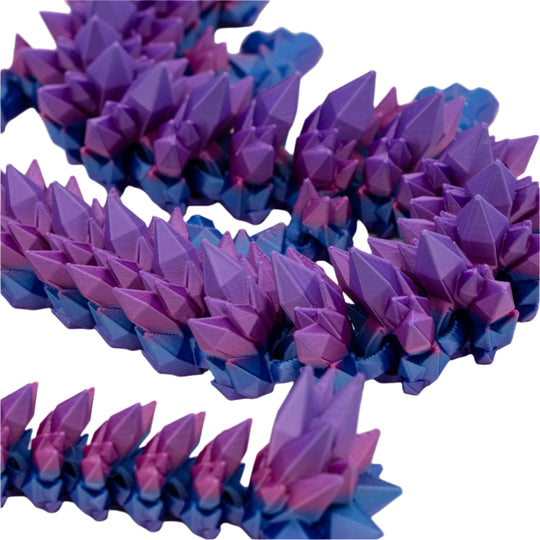 3D Printed Crystal Dragon | Multiple Colors | Black Sheep Productions LLC