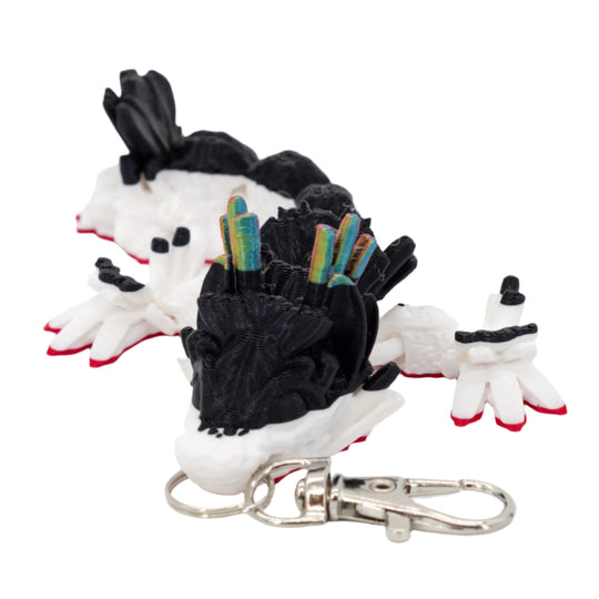 3D Printed Dragon Figurine Keychain | Multiple Colors | Black Sheep Productions LLC