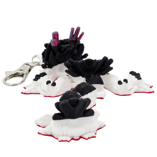 3D Printed Dragon Figurine Keychain | Multiple Colors | Black Sheep Productions LLC