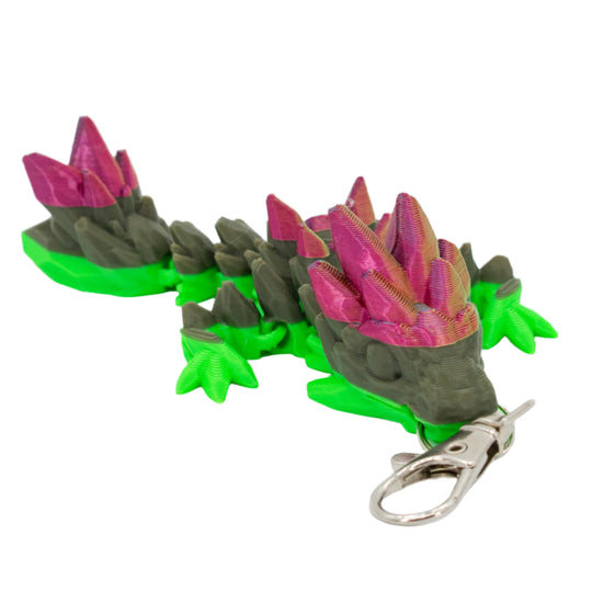 3D Printed Dragon Figurine Keychain | Multiple Colors | Black Sheep Productions LLC