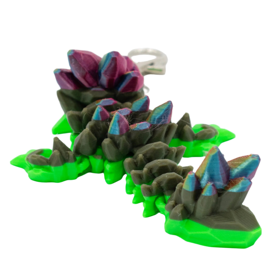 3D Printed Dragon Figurine Keychain | Multiple Colors | Black Sheep Productions LLC
