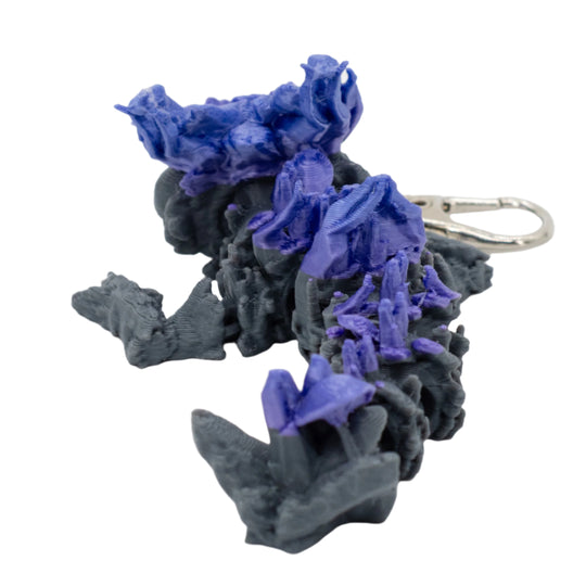 3D Printed Dragon Figurine Keychain | Multiple Colors | Black Sheep Productions LLC
