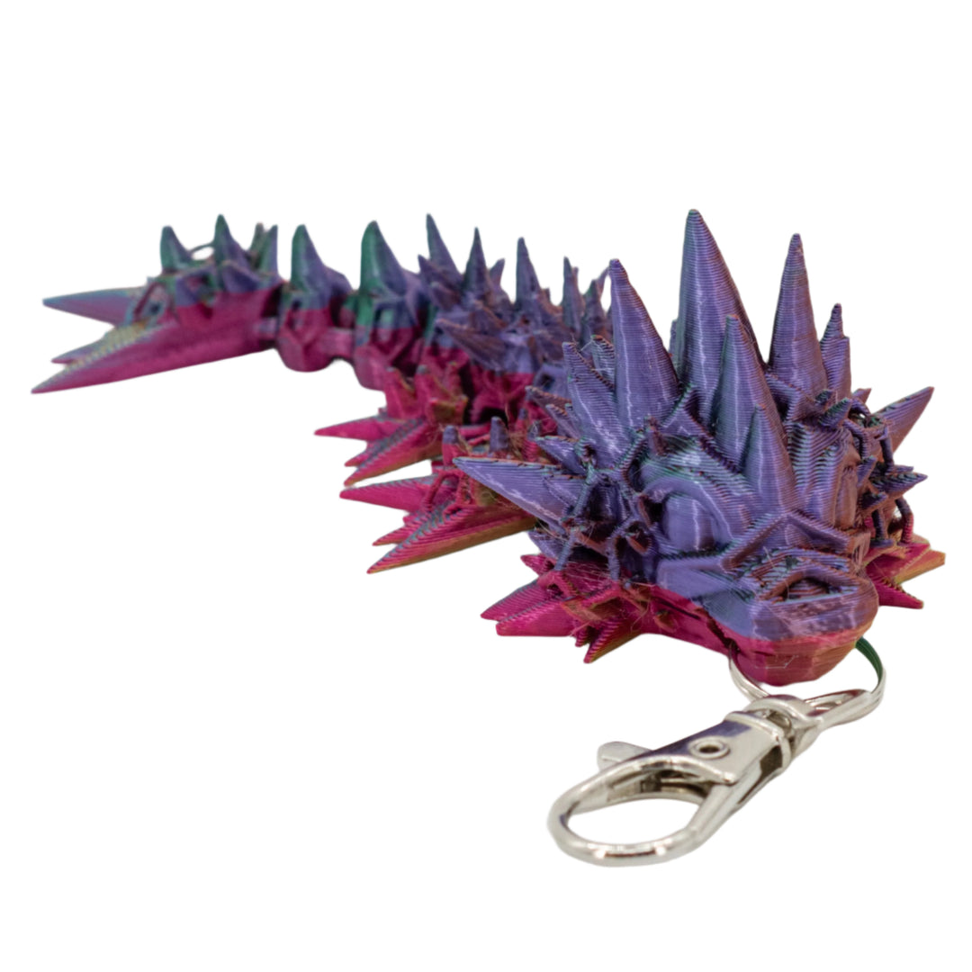 3D Printed Dragon Figurine Keychain | Multiple Colors | Black Sheep Productions LLC