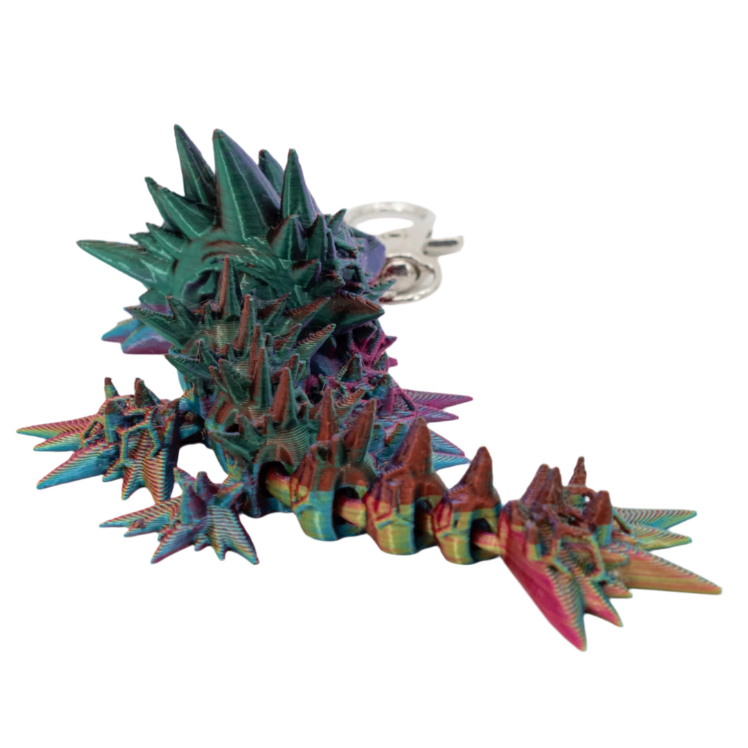 3D Printed Dragon Figurine Keychain | Multiple Colors | Black Sheep Productions LLC