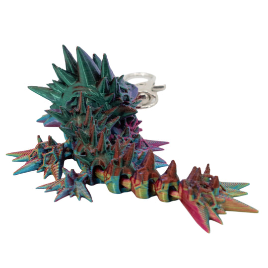 3D Printed Dragon Figurine Keychain | Multiple Colors | Black Sheep Productions LLC
