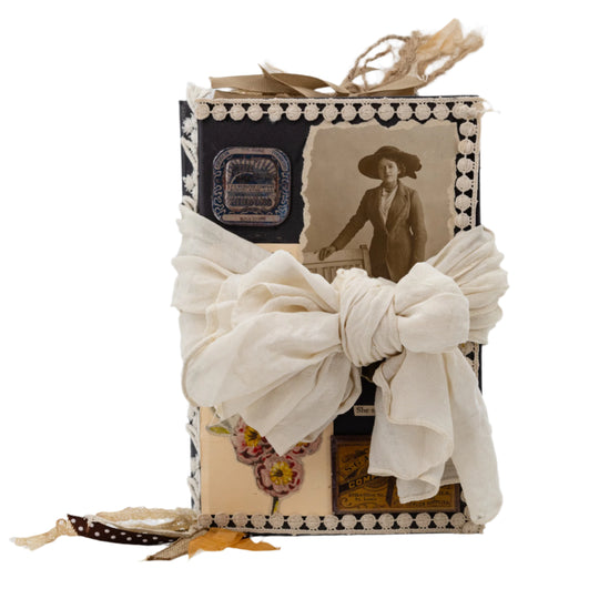 Vintage Treasures Junk Journal | 43 Page Keepsake of Antique Charm | The Painted Attic