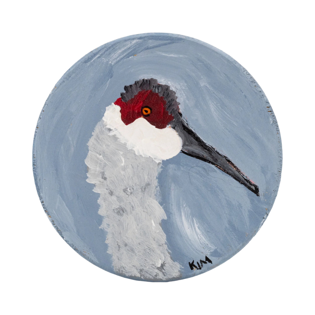 Sandhill Crane Coasters | Wildlife Collection | The Painted Attic