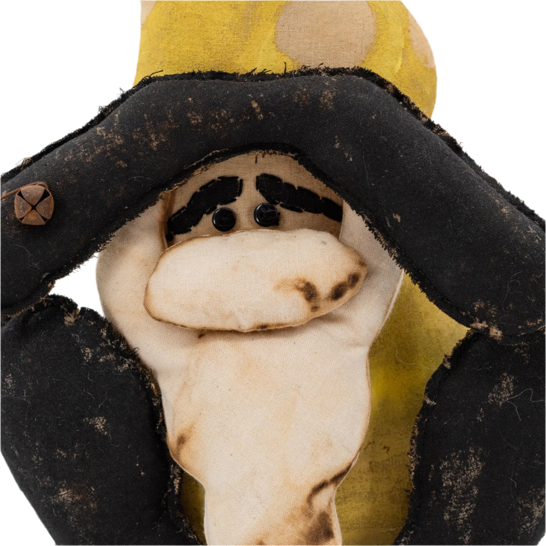 Rustic Sitting Gnome | 11" x 9" | The Painted Attic