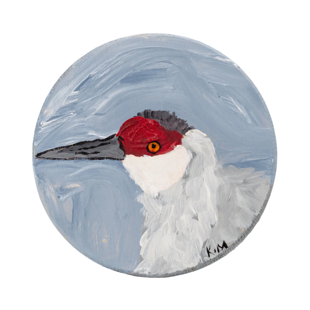 Sandhill Crane Coasters | Wildlife Collection | The Painted Attic