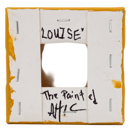 Louise the Goat | 4" x 4" | Canvas Painting | The Painted Attic