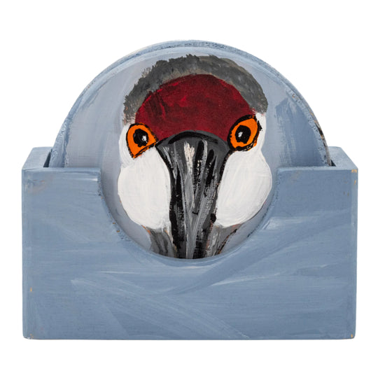 Sandhill Crane Coasters | Wildlife Collection | The Painted Attic