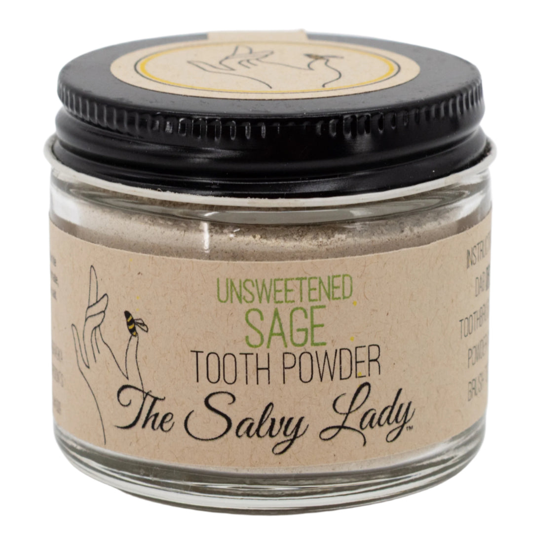 Tooth Powder | 2 oz | Multiple Flavors | Fluoride Free | The Salvy Lady