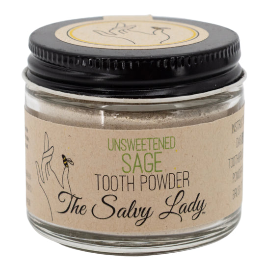 Tooth Powder | 2 oz | Multiple Flavors | Fluoride Free | The Salvy Lady