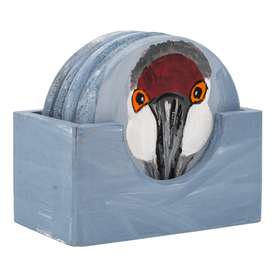 Sandhill Crane Coasters | Wildlife Collection | The Painted Attic