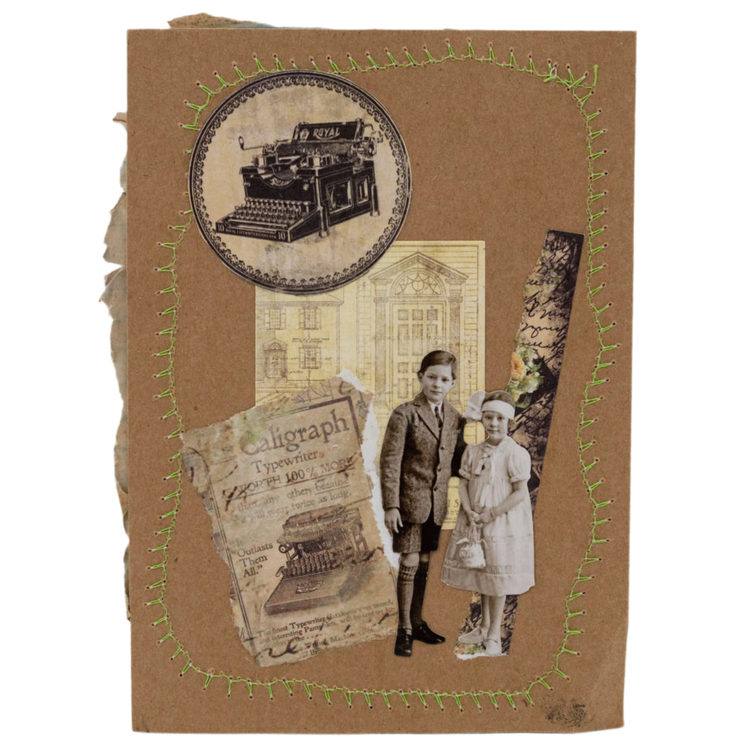 Vintage Junk Journal Card & Envelope Set | 5" x 7" | The Painted Attic