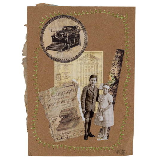 Vintage Junk Journal Card & Envelope Set | 5" x 7" | The Painted Attic