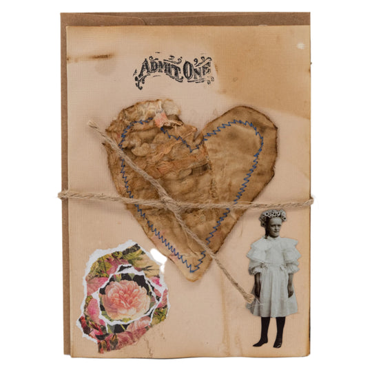 Vintage Junk Journal Card & Envelope Set | 5" x 7" | The Painted Attic