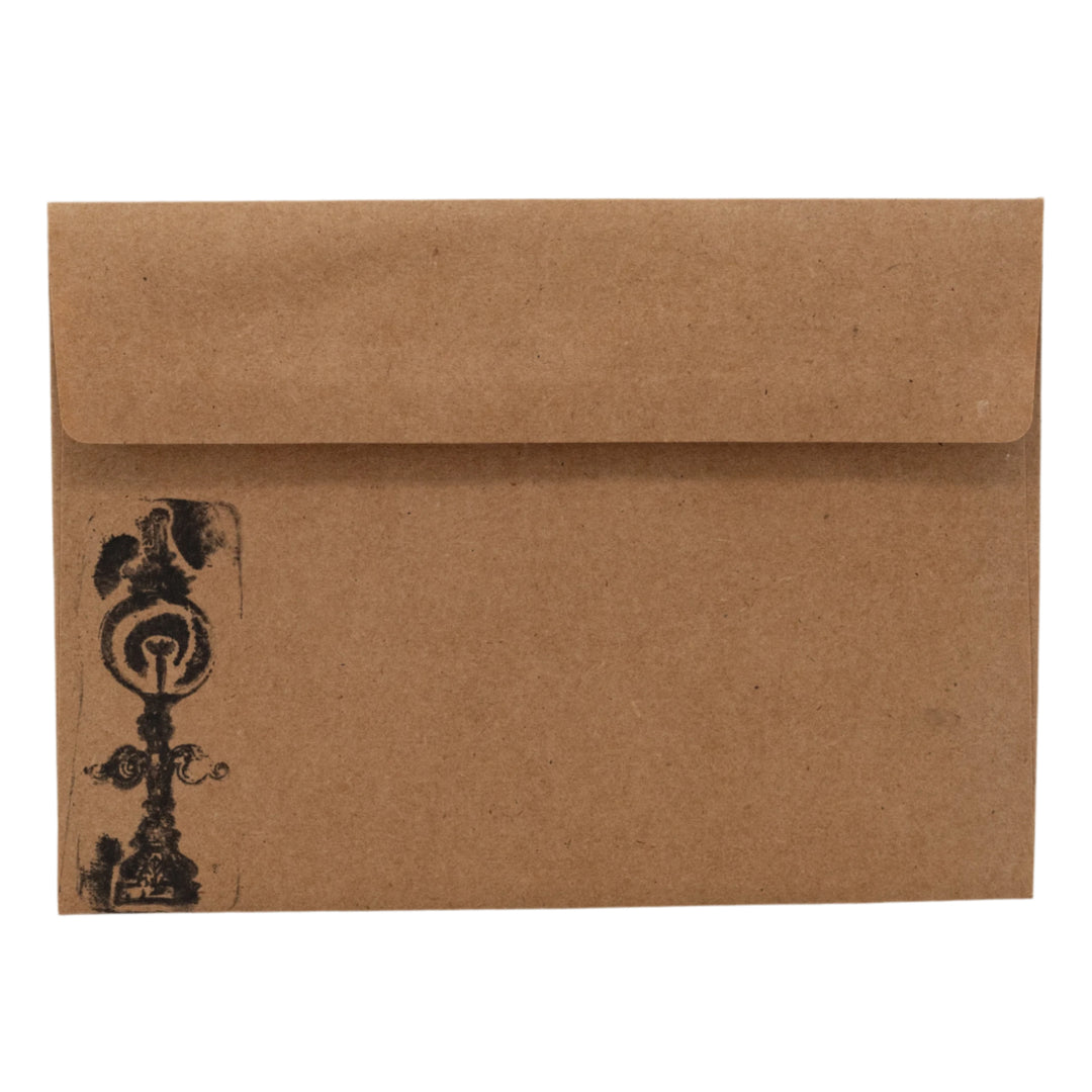 Vintage Junk Journal Card & Envelope Set | 5" x 7" | The Painted Attic