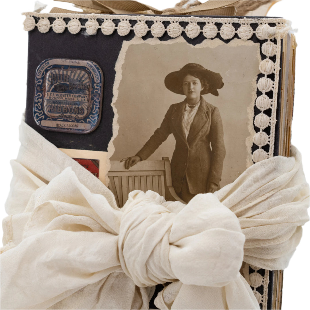 Vintage Treasures Junk Journal | 43 Page Keepsake of Antique Charm | The Painted Attic