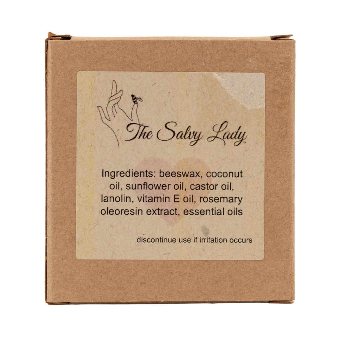 Lip Balm Set | Pack of 4  | Includes Peppermint, Vanilla Rose, Lime Basil, And Lavender Scents | The Salvy Lady